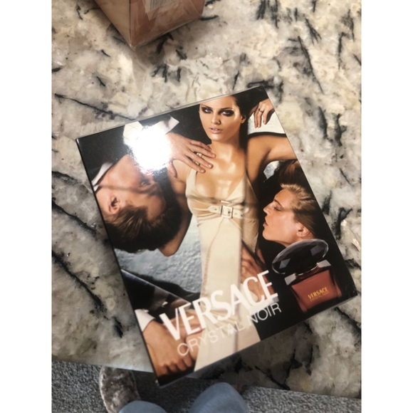 VERSACE Perfume Magazine Print Ad VTG Isabeli Fontana CRYSTAL NOIR 2004 - Picture 1 of 1